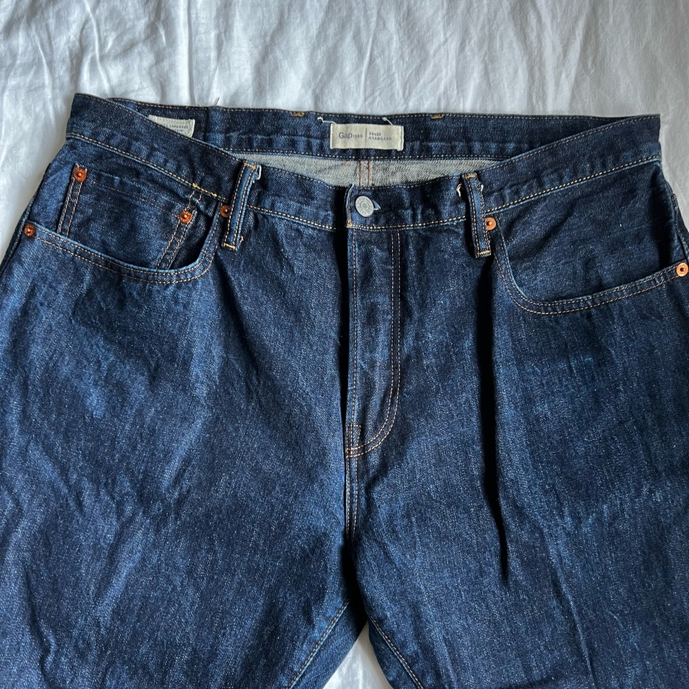 Gap 1969 kaihara selvedge denim 38x32 standard straight cut